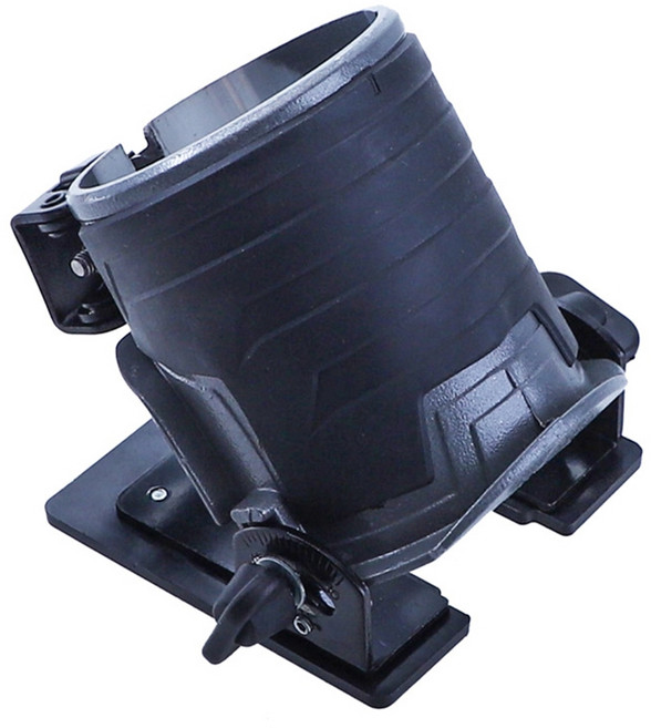 내구성 트리머베이스 65mm 트리머 라우터베이스 -30 ° -45 ° 스티칭 머신 용 조절 가능한 나사가있는 다중 각도 틸트베이스, 1개, 한개옵션0, 1개입