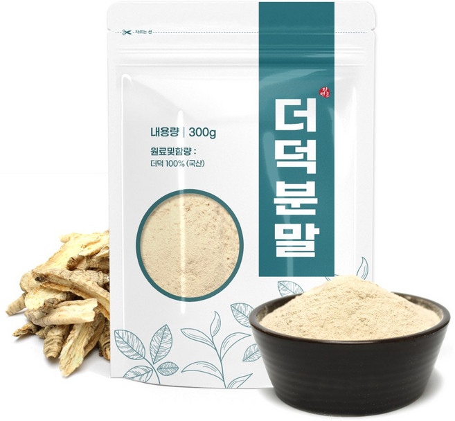 자연초 더덕분말 가루 300g, 2개