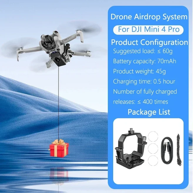 STARTRC 드론 에어 시스템 DJI 에어 3S 미니 4 프로 매빅 2 2 SE용 투척기 선물, 06 For DJI Mini 4 Pro, 01 CHINA, 1개