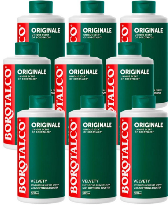 보로탈코 오리지널 크림 바디샤워 500ml 9개세트, 9개, 450ml