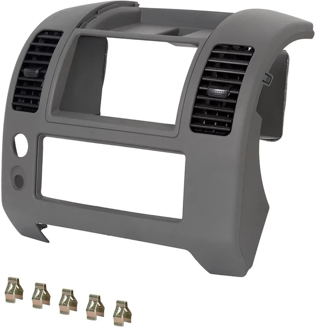 닛산 프론티어 2005-2020년식 센터 대시보드 콘솔 계기판 트림 부품 번호 68259-ZP16D, 01 Gray