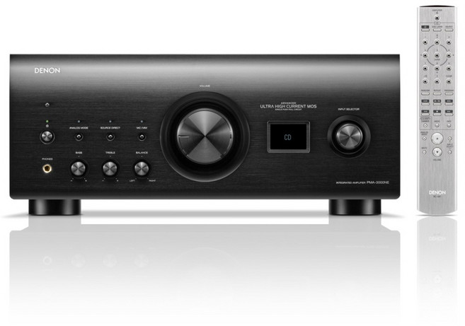 데논 PMA-3000NE 스테레오 인티 앰프(하이파이 오디오 USB-DAC 포노 EQ), 실버