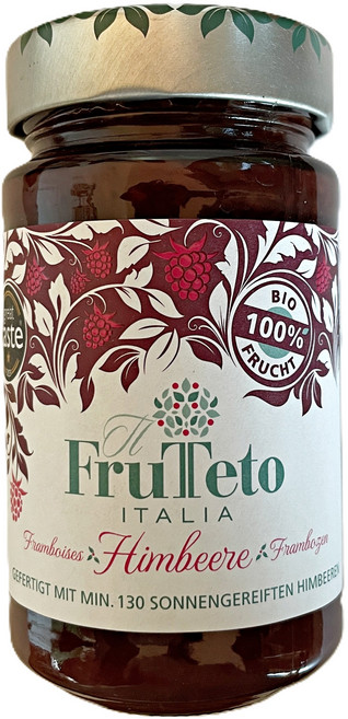 포도즙으로 만든 유기농 라즈베리잼 무설탕잼 프루테토, 250g, 1개