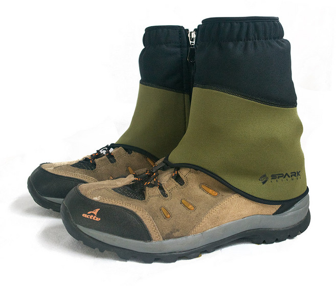 스파크레져 봄 가을용 스패츠, 발목형 스패츠, 카키