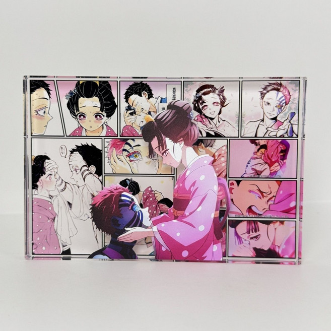 귀멸의 칼날 아카자 아크릴 스탠드 5x7cm 2PCS, 1세트