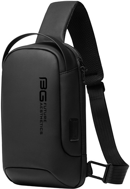 [맨백 터틀] 남자 여행용 작은 미니 크로스백 USB 가방 BNG308D