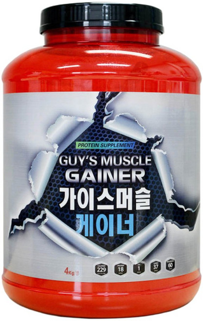 JM 가이스머슬게이너 초코맛 4kg 체중증가 단백질보충제, 1개