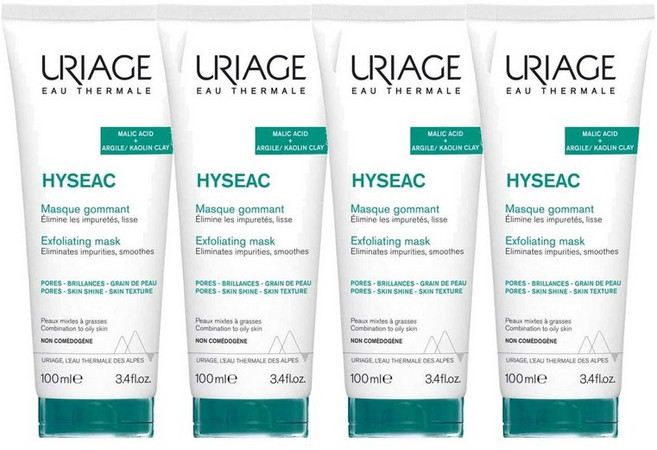 [2+2] 유리아쥬 이제악 엑스폴리에이팅 마스크, 4개, 100ml