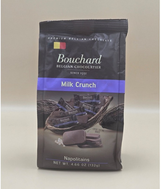 부샤드 초콜릿 밀크 크런치 초콜릿 부드럽고 달콤한 벨기에 초콜릿 선물 추천( 상품 구매시 1개 사은품), 2개, 132g