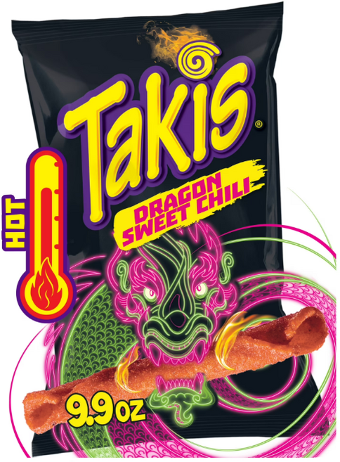 타키스 드래곤 스위트 칠리 토르티야 칩, 1개, 280g