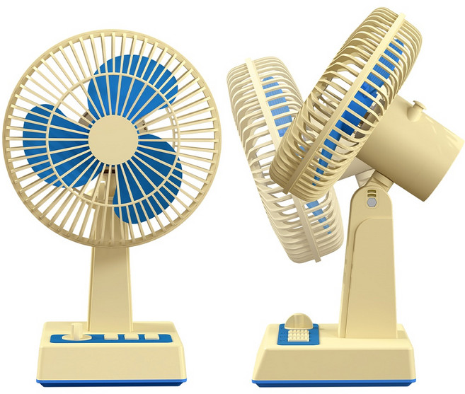 혼카 엑스트라 블루스톰 추억의 레트로 무선 탁상용 선풍기 무소음 저소음 BLDC모터 USB 충전 미니 가정용 스탠드 회전형 벽걸이겸용 사무실 소형 F20, 20, BLUE STORM 레트로 선풍기 F20