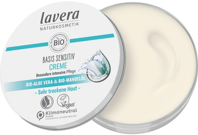 독일 라베라 LAVERA Basic Sensitive Cream 베이시스 센서티브 바디크림, 3개