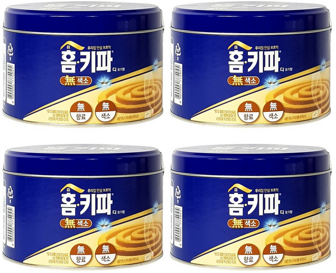 헨켈 홈키파 디 모기향, 390g, 4개