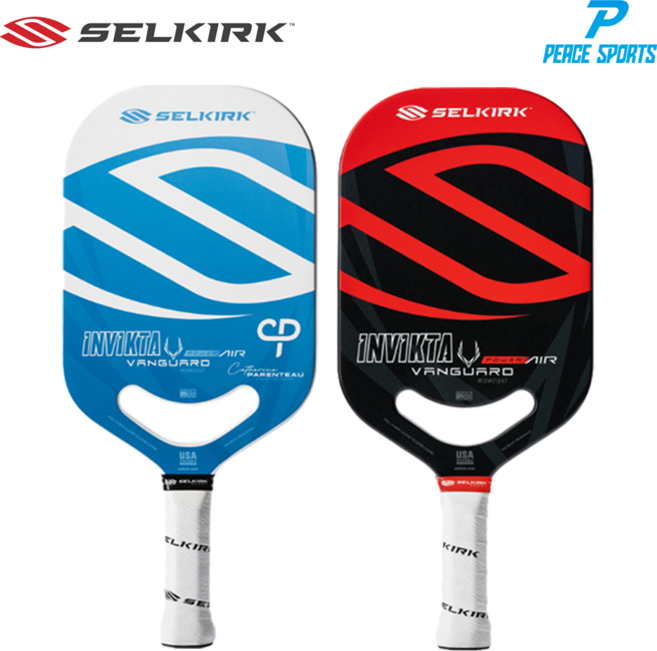 Selkirk 셀커크 뱅가드 파워 에어 인빅타 INVIKTA 캐서린 셀커크 레드 피클볼 패들 경기용 라켓 입문 훈련 스포츠, 1개