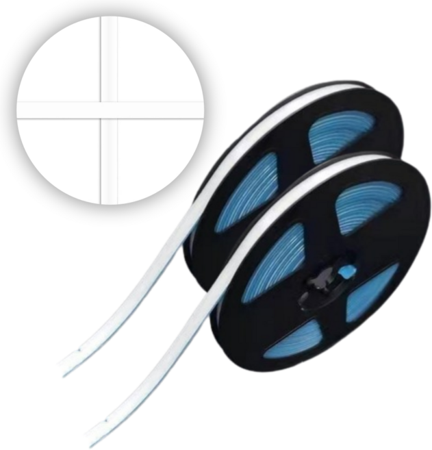 투엔비 간편시공 줄눈 테이프 방수테이프 주방 욕실 화장실 모서리, 화이트, 2개