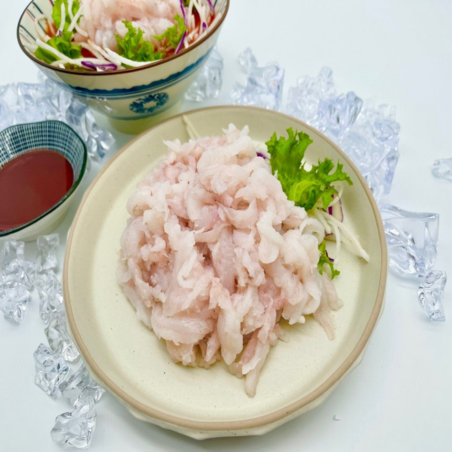 국내산 세꼬시+육수 (포항 기름가자미(물가자미)300g 내외+ 초장 100g, 1개, 300g