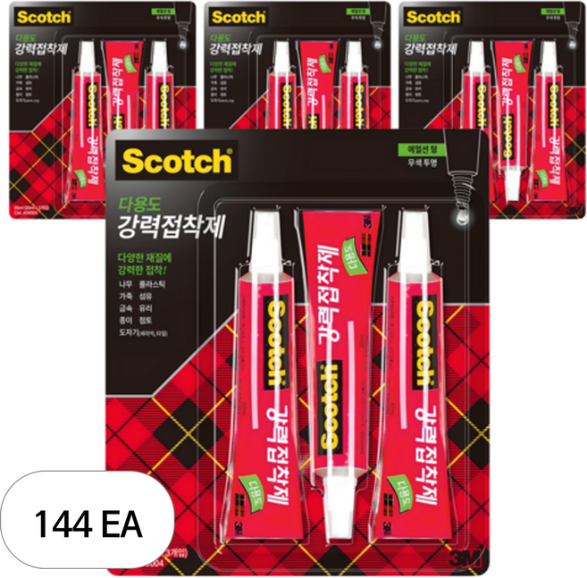 스카치 다용도 강력접착제 에멀젼형, 144개