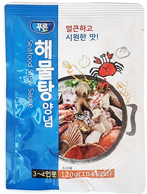 푸른 해물탕용양념, 120g, 1개