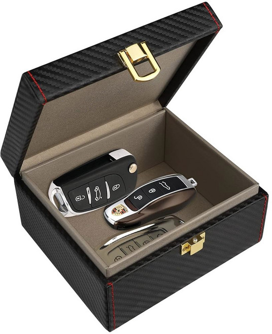 다이라이프 패러데이 박스 자동차 키용 RFID 포브 프로텍터 케이지 도난 방지 신호 차단 차폐 남성용 선물 6인치 x3 x2 5인치