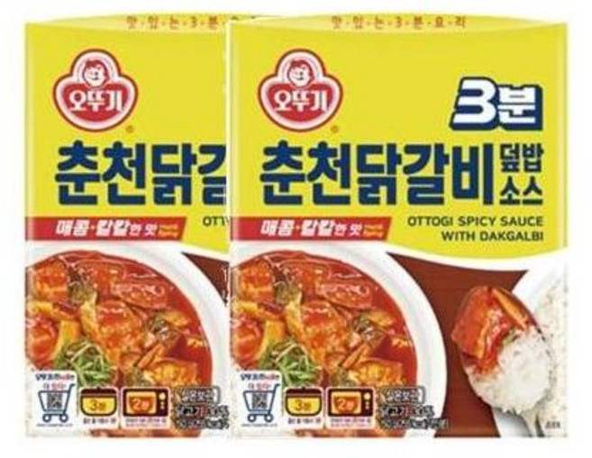 3분춘천닭갈비덮밥소스 오뚜기, 150g