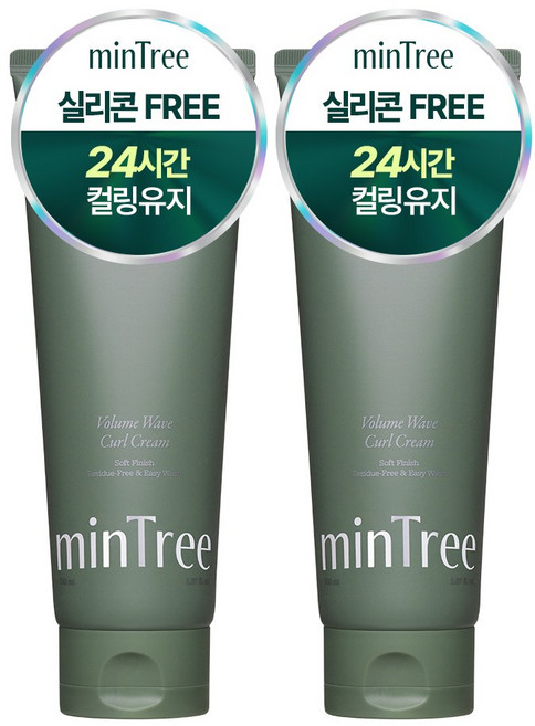 민트리 볼륨 웨이브 컬크림 150ml 컬링유지 헤어볼륨, 2개