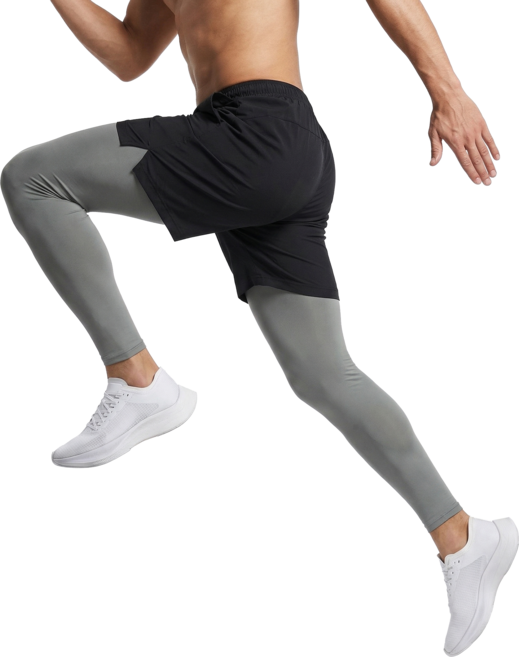 타이트엔드 소프트 쿨링 레그 슬리브 실리콘 쿨 다리토시 세트 ( 흘러내림방지 실리콘 ) 자외선차단 99% 냉감소재, 1세트, 그레이