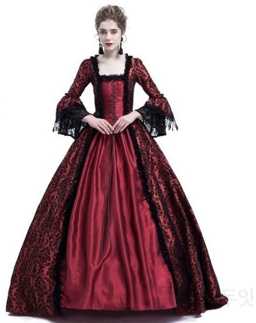 중세드레스 공연복 복고풍 무대 유럽풍 드레스 K90