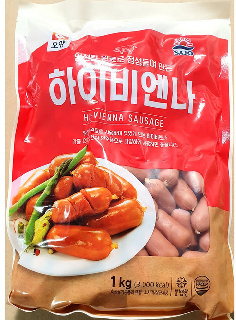 하이비엔나(오양 1K)X15 식자재, 1kg, 1개