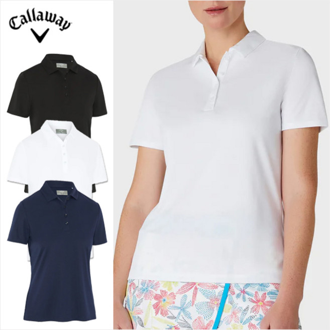 캘러웨이 골프웨어 여성 반팔 티셔츠 / NEW 토너먼트 폴로 기능성 쿨링소재 CGKS80V0 002 100 410