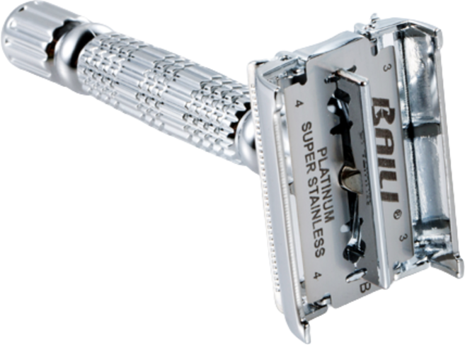 BAILI 百利 旋開式雙面刮鬍刀, 1個, 1個裝