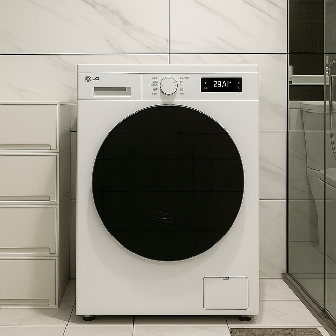 LG전자 트롬 드럼세탁기 F9WK 9kg 방문설치, 24년 신모델 F9WT, 블랙 글라스도어