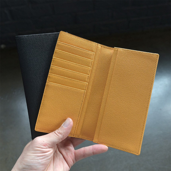 어버너 남자 장지갑 사피아노 소가죽 컬러 배색