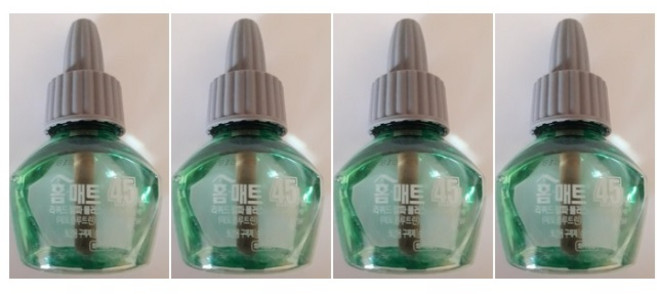 홈매트 홈솔루션 45일 리퀴드 알파 훈증액 리필, 4개, 29ml