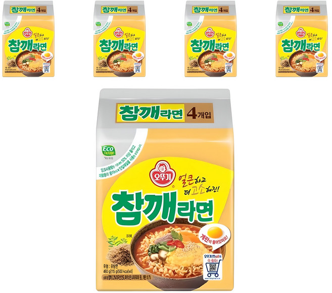 오뚜기 참깨라면 115g, 20개