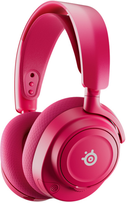 Steelseries 賽睿 Arctis Nova 7 Gen 2 無線電競耳機, 主商品, 耀澈桃+黑色耳機架