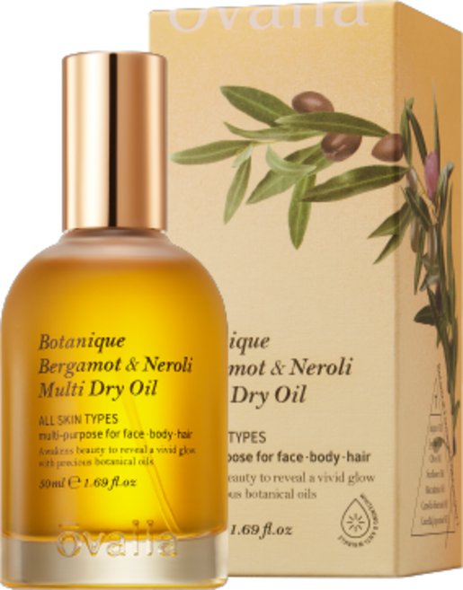 오밸라 보타니크 베르가못 앤 네롤리 멀티 드라이 오일, 1개, 50ml