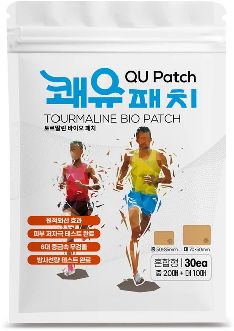 쾌유패치 근육 관절 통증 혼합형, 1개, 30매 - 쿠팡