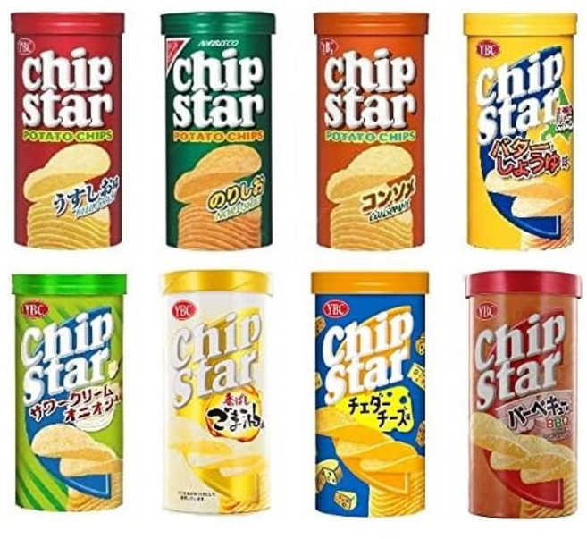 YBC 야마자키 칩스타S (각종 맛) / 야마자키 포테토칩, 4.김 소금맛  (노리시오), 1개, 45g