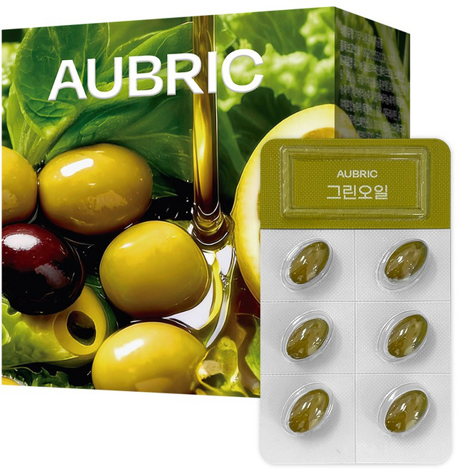 올리브오일 샐러드 레몬 혼합유산균 과일야채농축 캡슐, 1박스