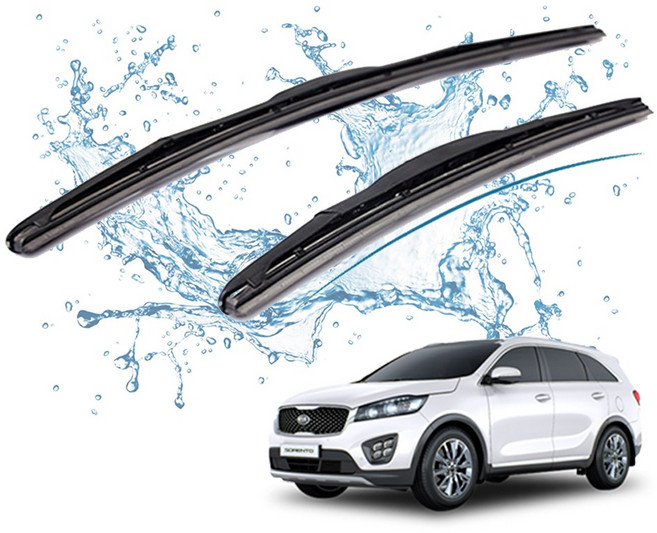 올뉴쏘렌토와이퍼 하이브리드 순정형 1세트 발수코팅 윈도우브러쉬 650mm 400mm