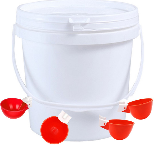 코코팜 닭 병아리 메추리 오리 20리터 자동 급수기세트, 1개