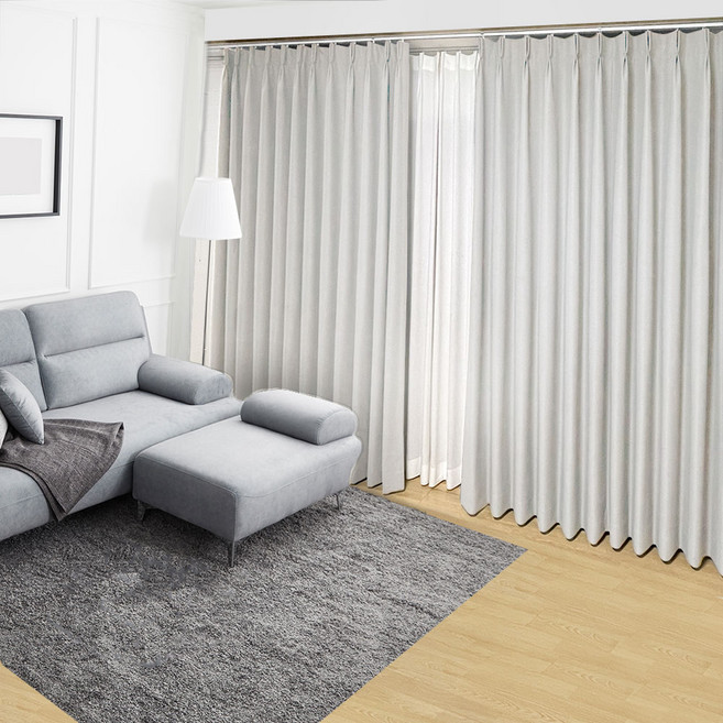 스마일데코 호텔식 나비주름 형상기억 암막커튼 2장셋트