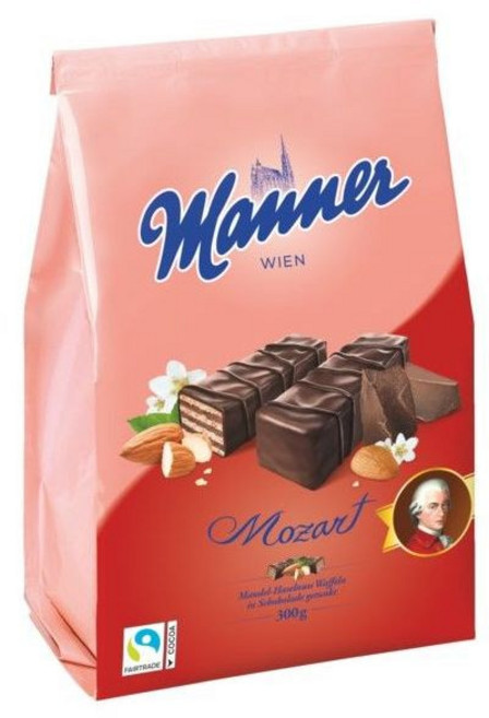 오스트리아 마너 웨하스 대용량 마너 모차르트 300g Manner, 1개