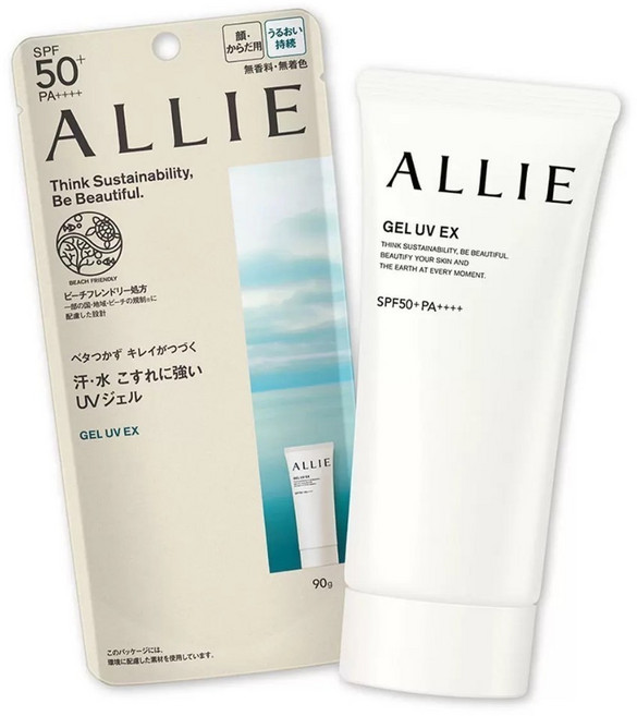 ALLIE 持采UV高效防曬水凝乳 EX SPF50+ PA++++ 海洋友善配方 防水防汗, 單入