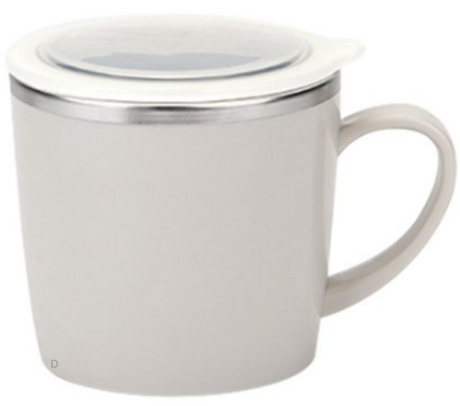 데일리라이크 봉봉 스텐 머그컵, Oat (오트), 1개, 250ml