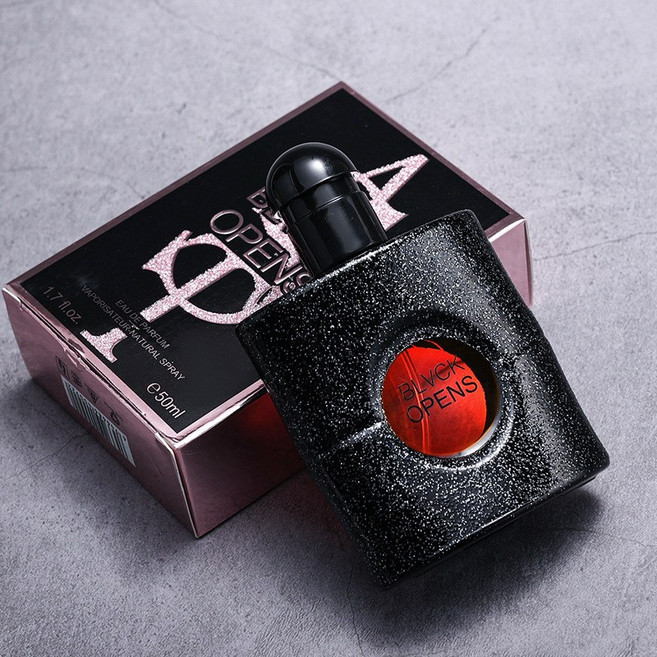 고급스러운 머스크 블랙커피향 여성용 향수 선물 매혹적인 분위기 오래가는 향기, 1개, 50ml