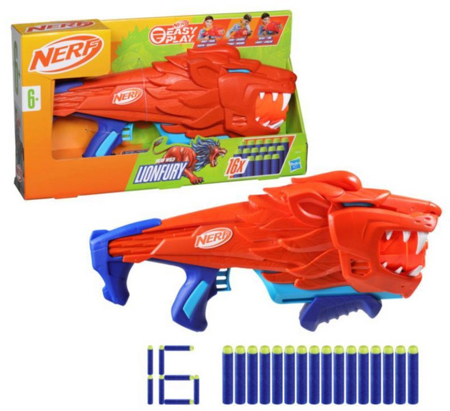 孩之寶 Hasbro NERF 野獸系列 憤怒獅吼 射擊器, 1個