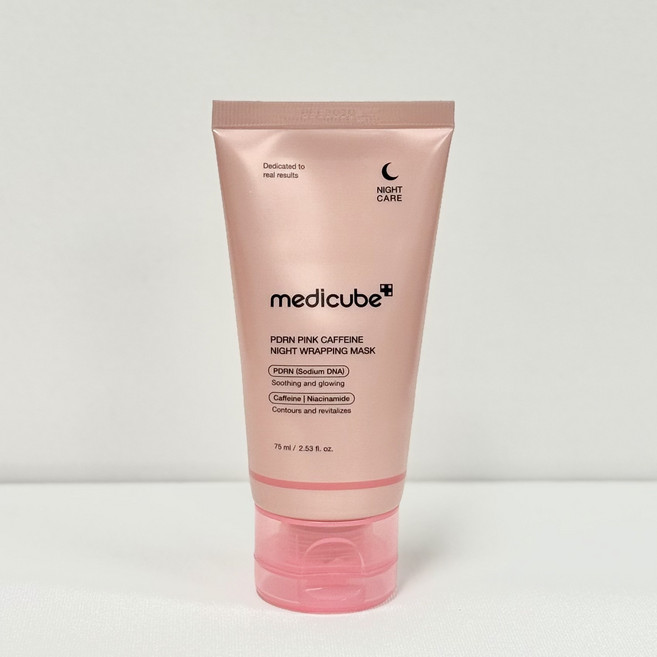 메디큐브 PDRN 핑크 카페인 랩핑 마스크, 1개, 1개입