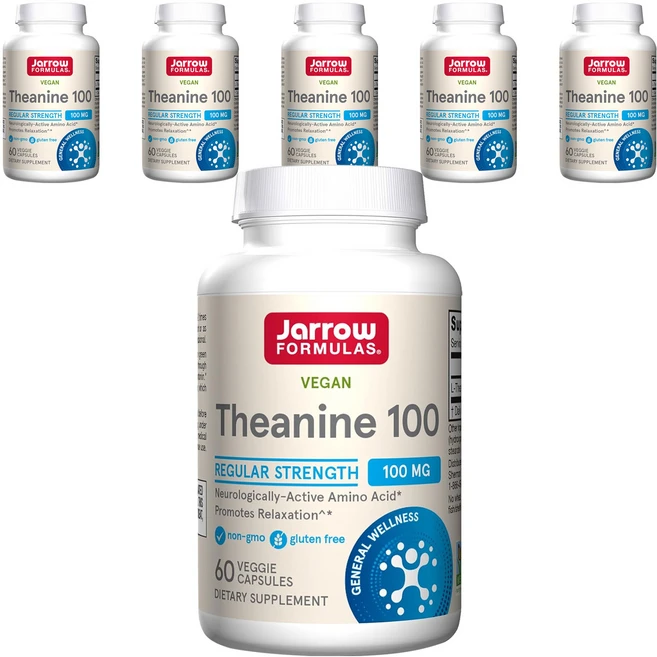 재로우 테아닌 100mg 베지 캡, 60정, 6개 - 쿠팡