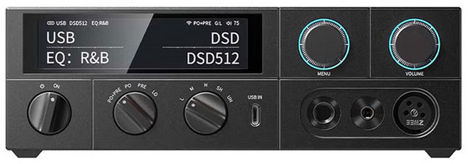 Fiio K15 데스크탑 일체형 이어폰 디코딩 앰프, 블랙